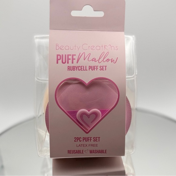 Beauty Creations Puff Mallow in Pink and Cream - Picture 3 of 3